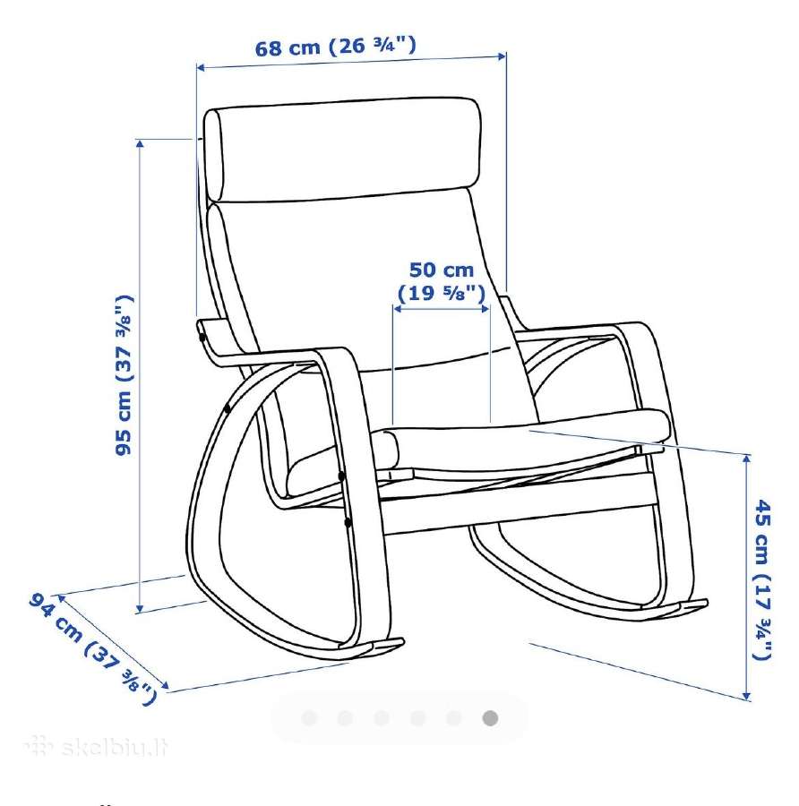 Ikea supama kėdė - nuotraukos Nr. 8