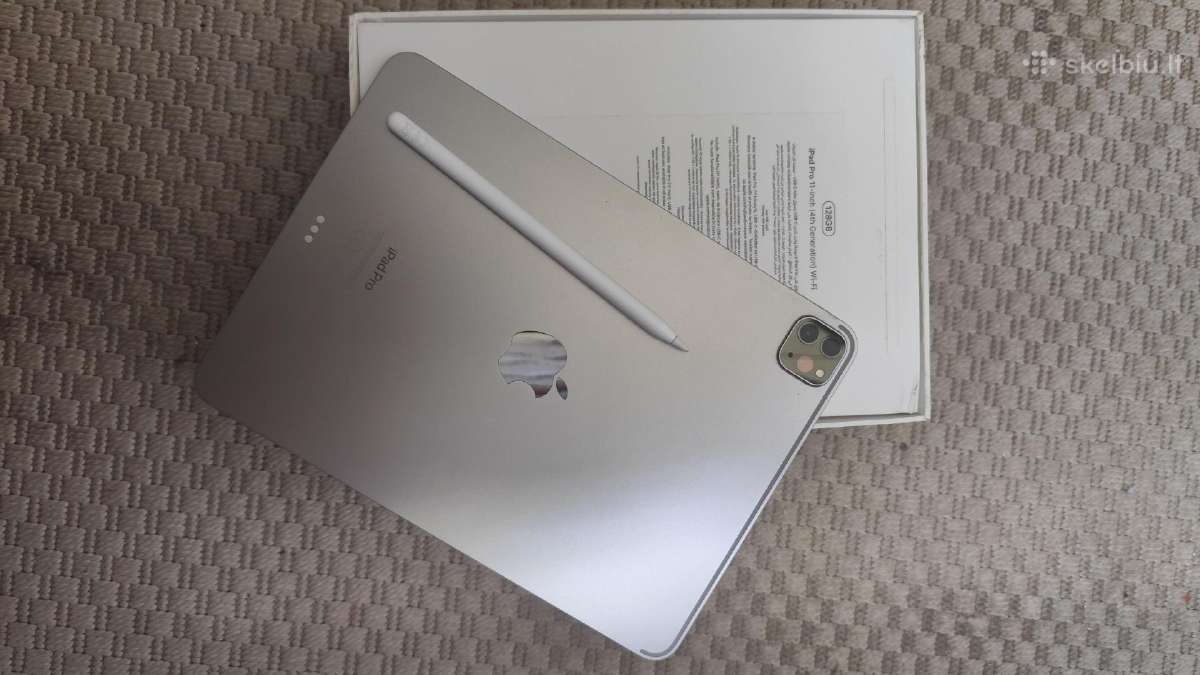 Apple iPad Pro 11" M2 (128 GB) + Apple Pencil 2 - nuotraukos Nr. 2