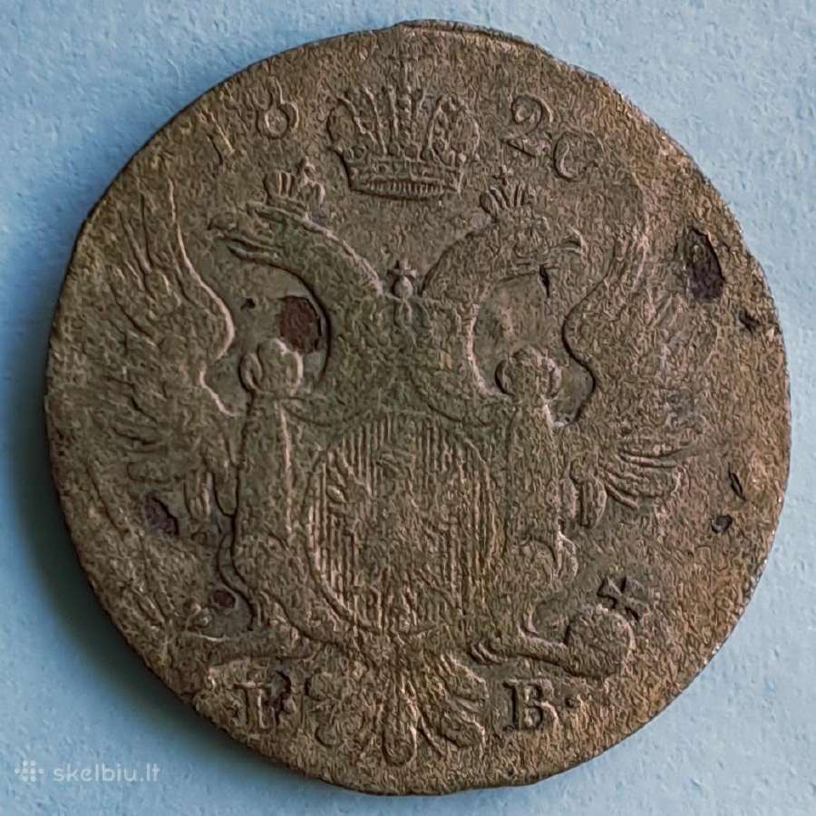 1820 Lenkija 10 grašių - nuotraukos Nr. 2