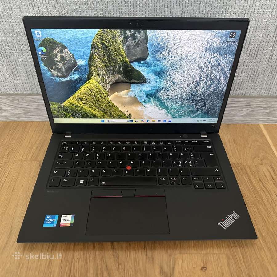 Lenovo Thinkpad T14s Gen2 I5-1145g7 16gb 256ssd 14 - nuotraukos Nr. 3