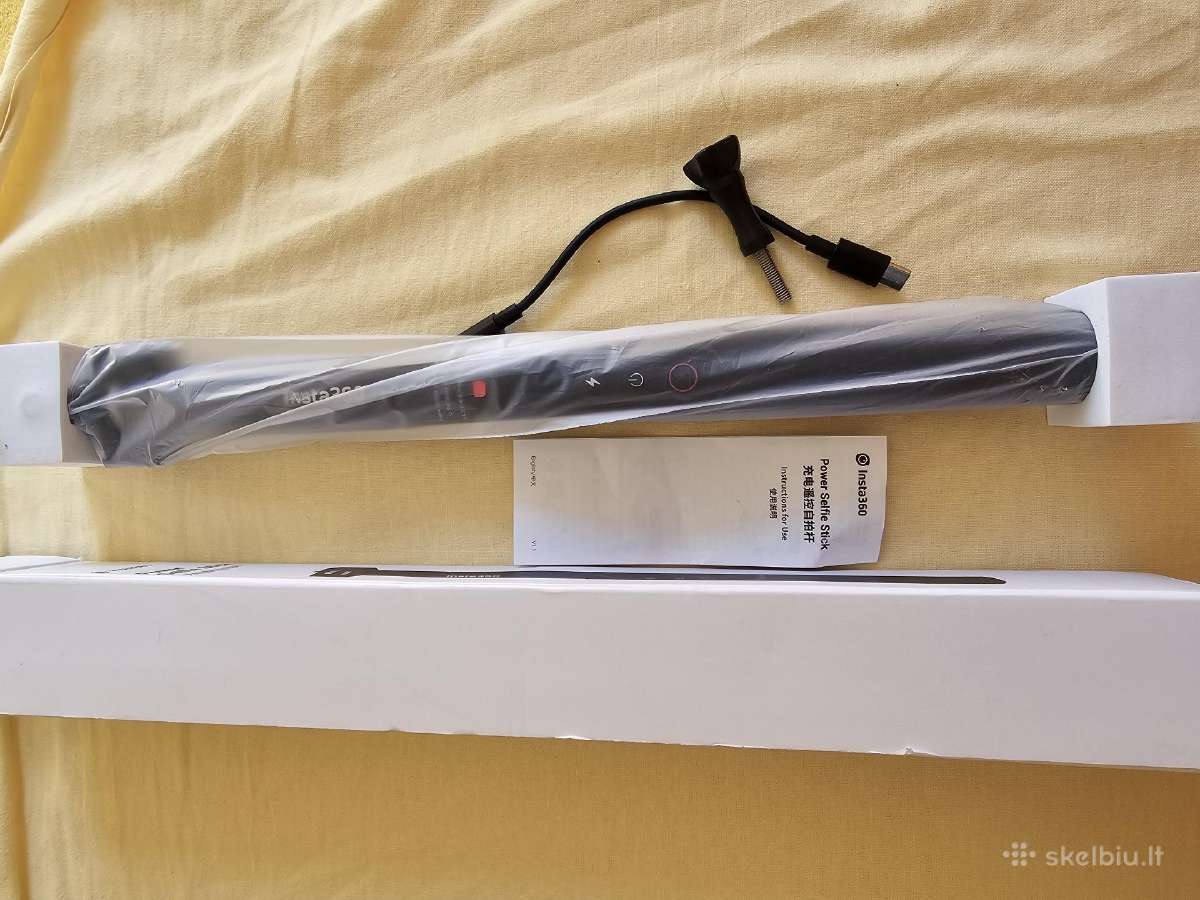 Insta360 Power Selfie Stick – nauja, nenaudota - nuotraukos Nr. 3