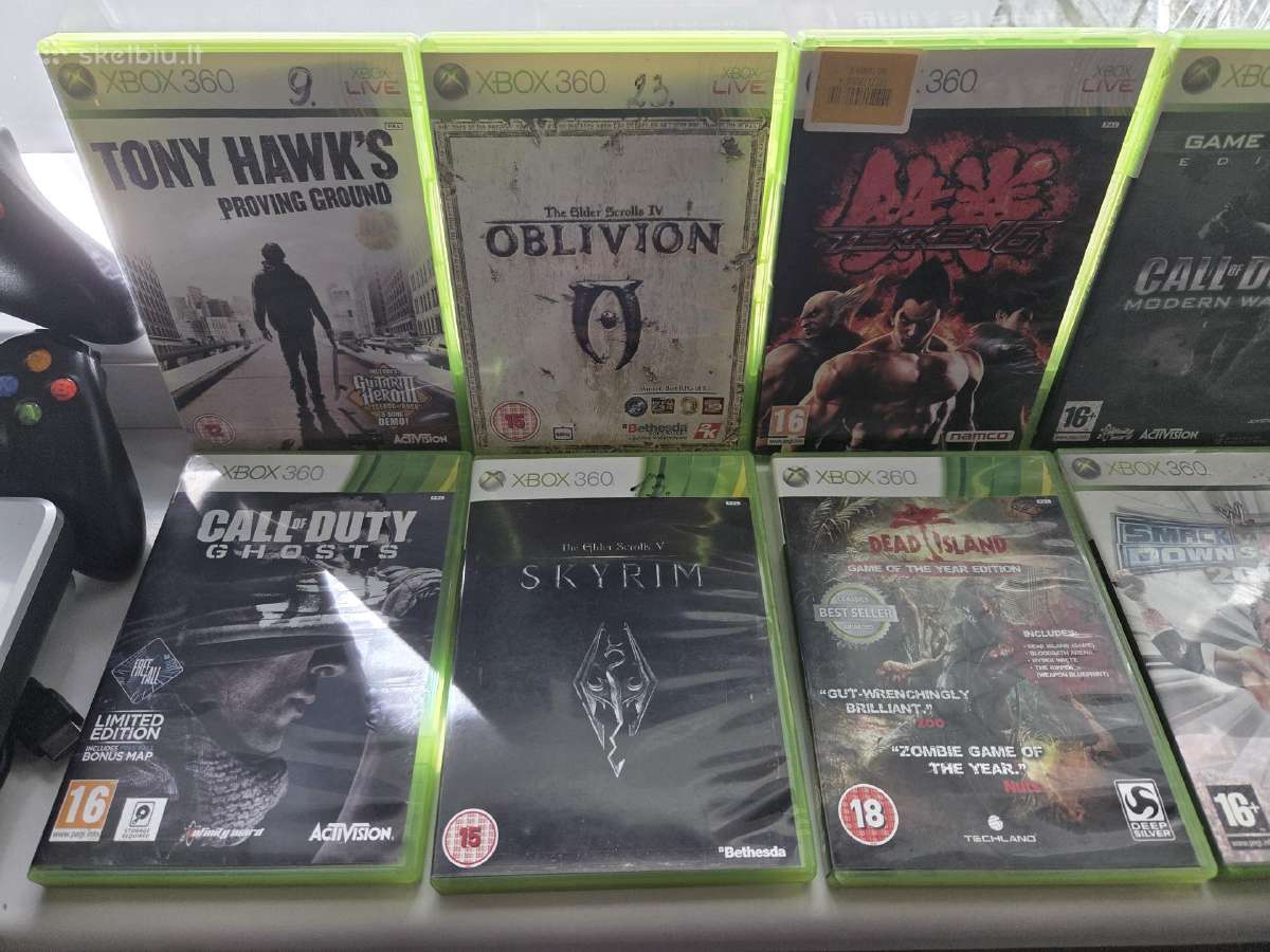 Xbox 360 s + kinect - nuotraukos Nr. 3