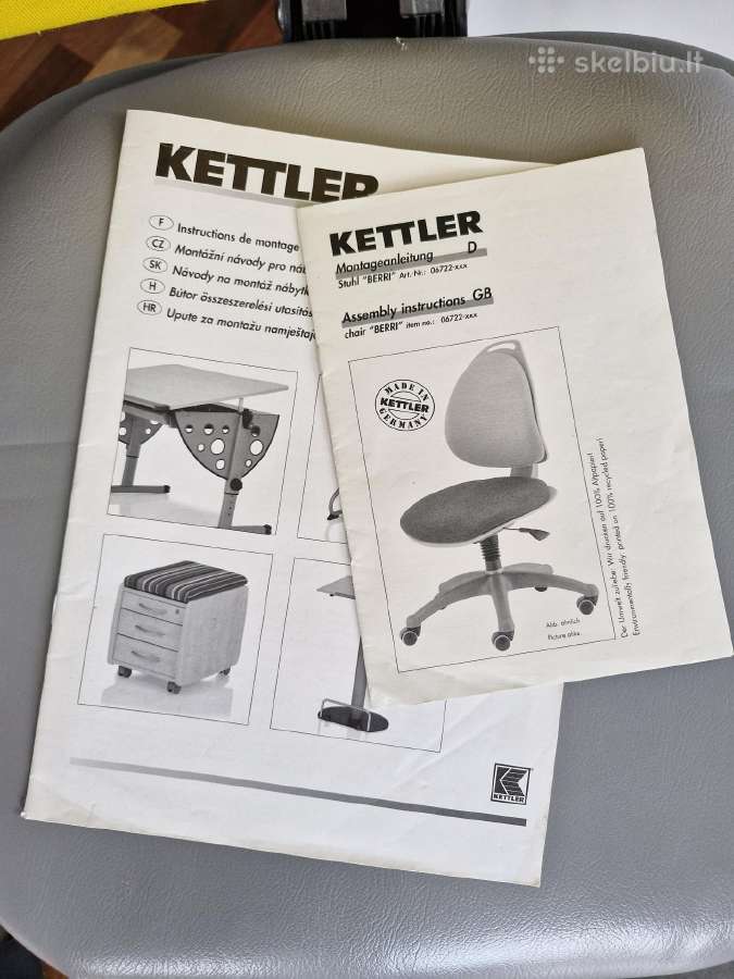 Vaikiška kėdė su ratukais kettler - nuotraukos Nr. 13