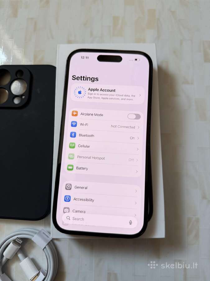 iPhone 14 Pro 128gb Black - nuotraukos Nr. 4