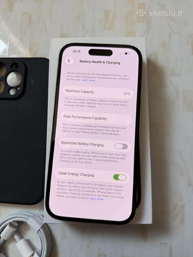 iPhone 14 Pro 128gb Black - nuotraukos Nr. 5