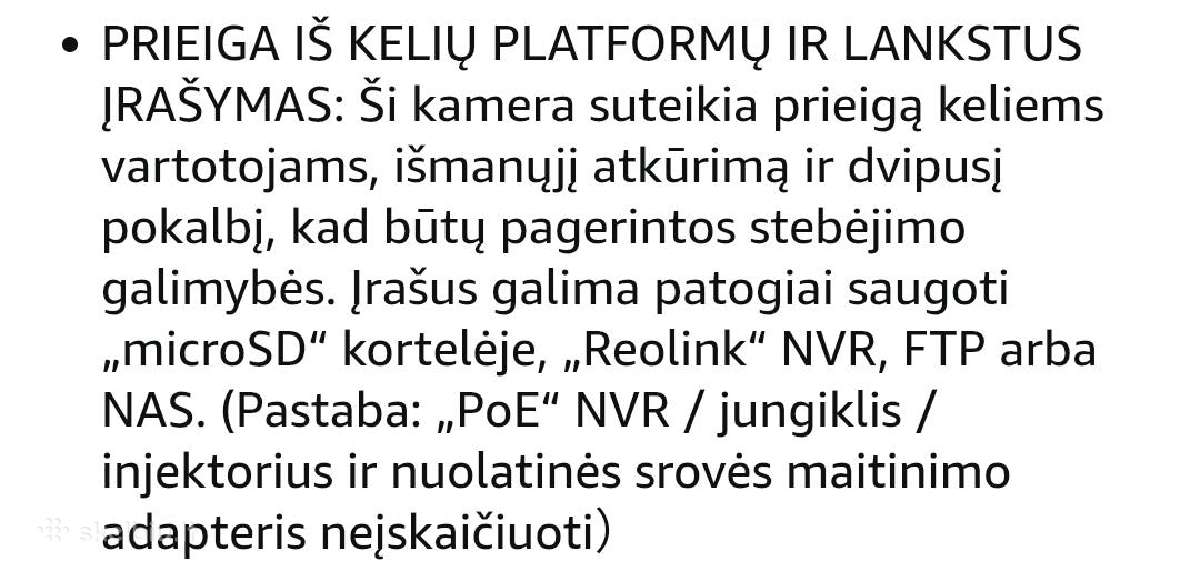 Apsaugos stebėjimo kamera Reolink Duo 2 Poe - nuotraukos Nr. 6