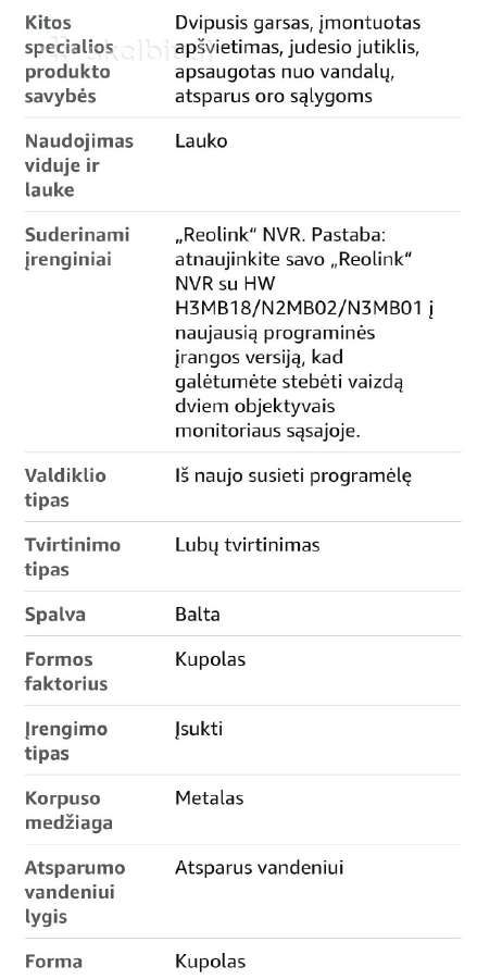Apsaugos stebėjimo kamera Reolink Duo 2 Poe - nuotraukos Nr. 7