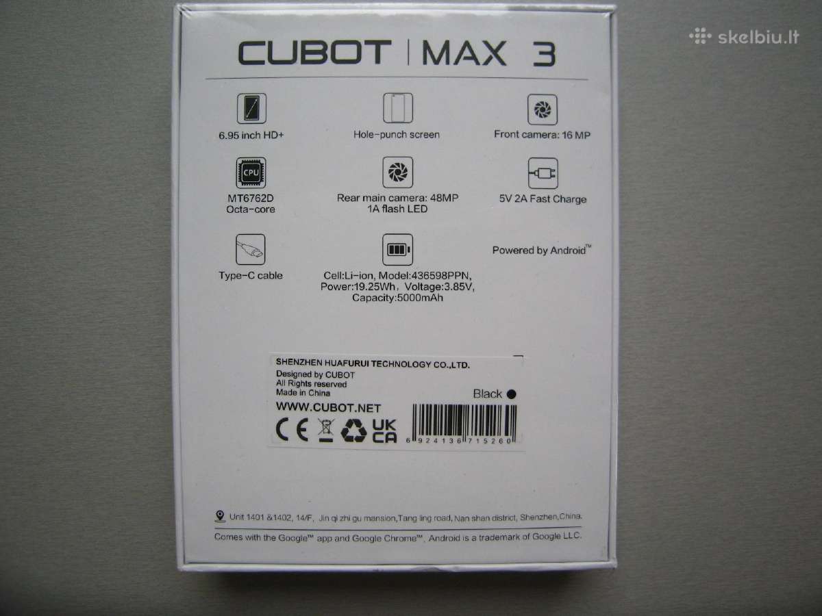 Cubot Max 3 - nuotraukos Nr. 3