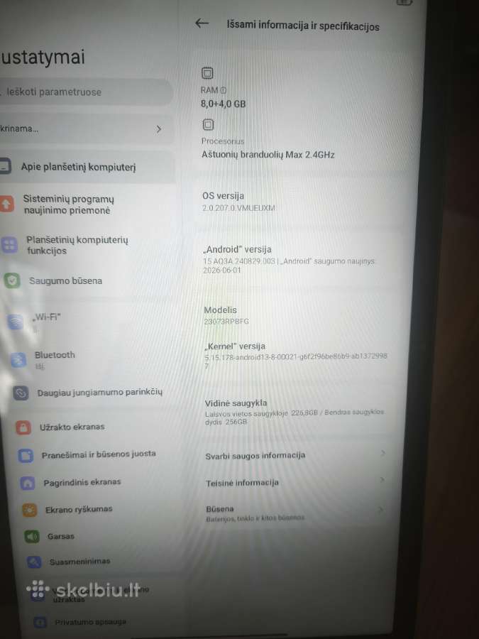 Redmi Pad Se 8gb RAM 256gb Atmintis - nuotraukos Nr. 6
