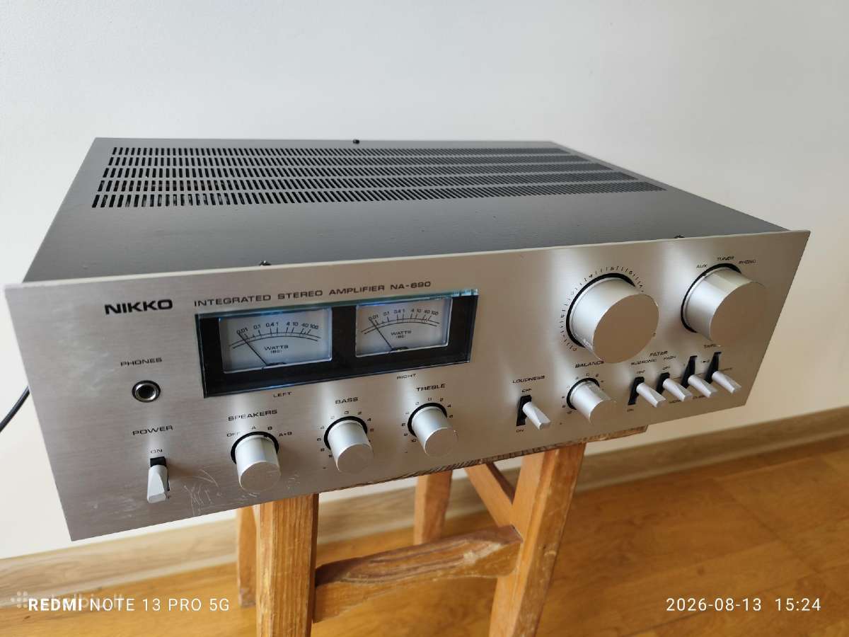 Japoniškas stiprintuvas Nikko na-690 - nuotraukos Nr. 2