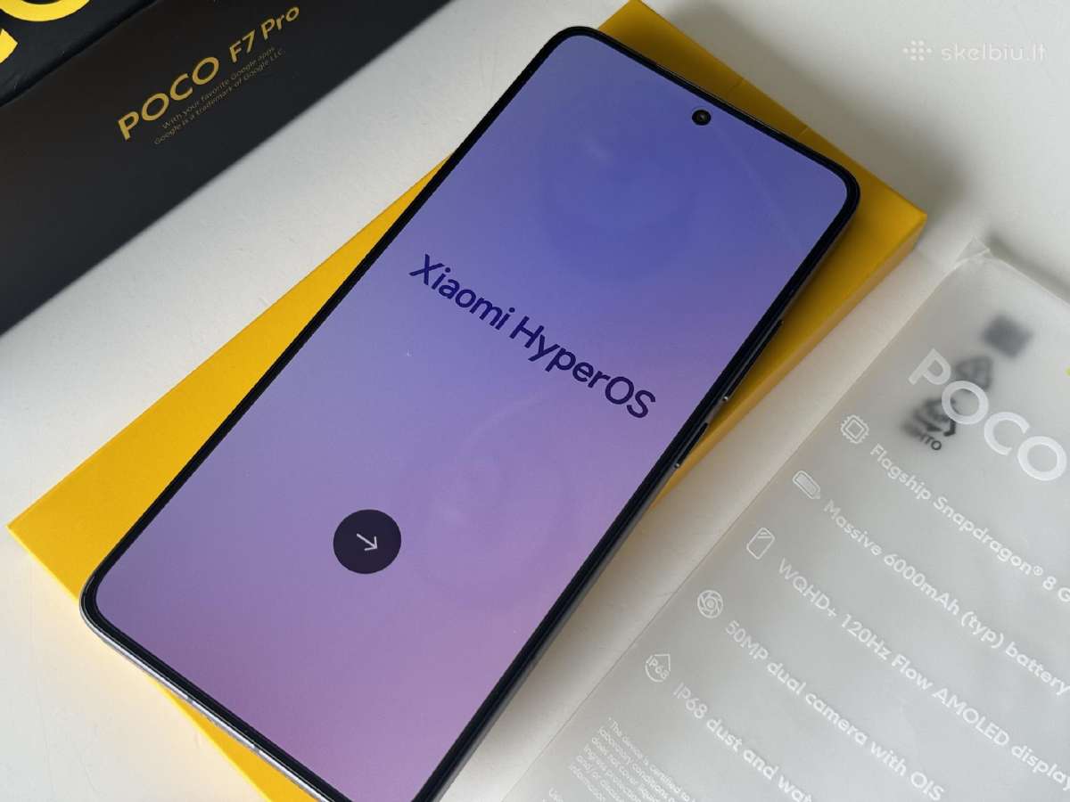 Poco F7 Pro super galingas metalinis korpusas - nuotraukos Nr. 6