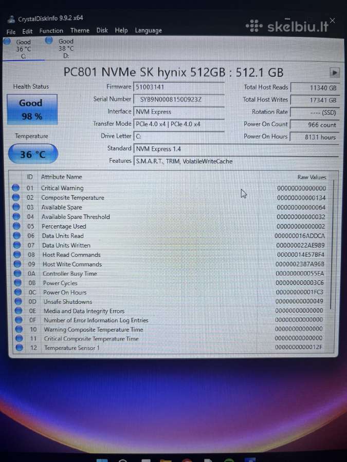 Precision 3591, Ultra Core 7 165h, Rtx 2000 Ada - nuotraukos Nr. 5