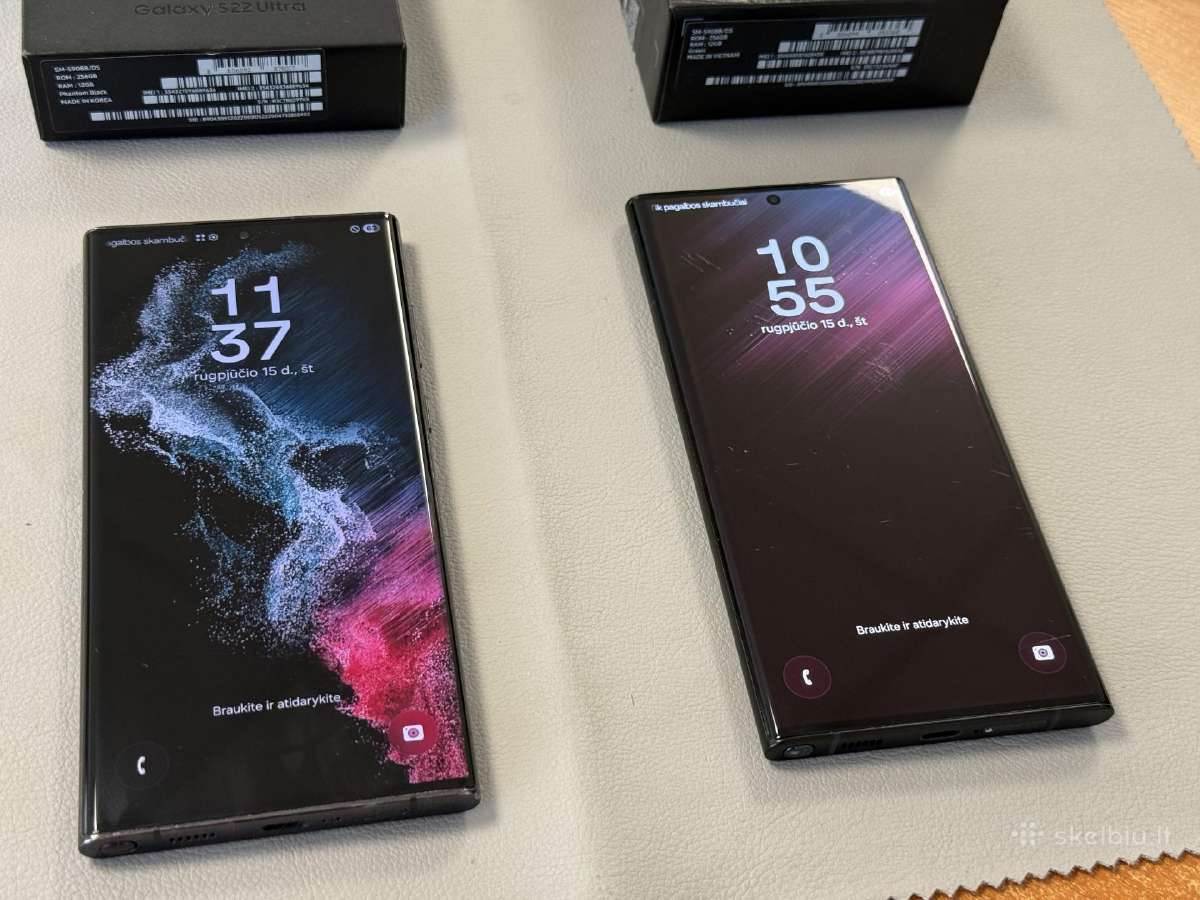 Samsung S22 Ultra 128gb ir 256gb - nuotraukos Nr. 2