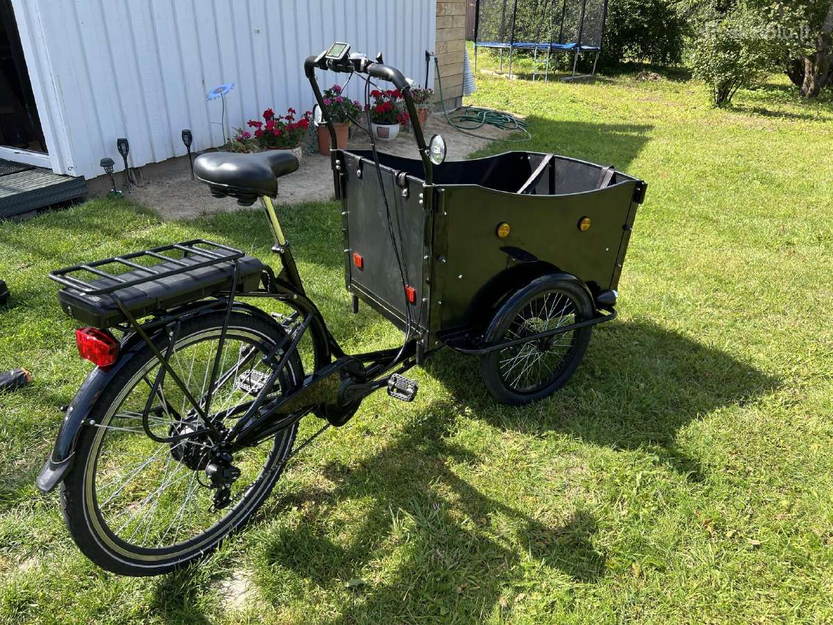 Vaikams vezioti elektrinis dviratis - nuotraukos Nr. 2