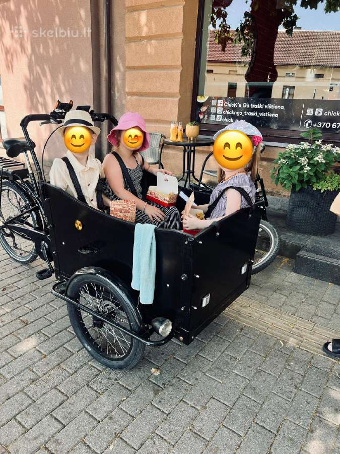 Vaikams vezioti elektrinis dviratis - nuotraukos Nr. 6
