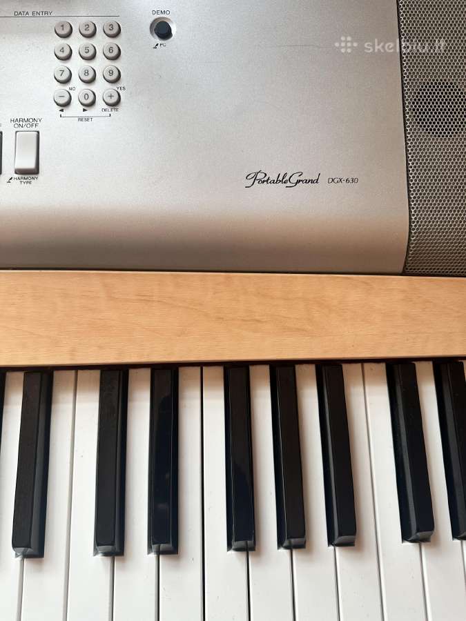 Yamaha Dgx-630 grand portable - nuotraukos Nr. 4