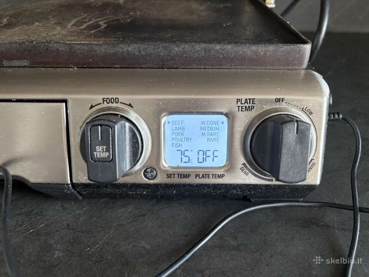 Elektrinis grilis Sage The Smart Grill Pro Bgr840 - nuotraukos Nr. 2