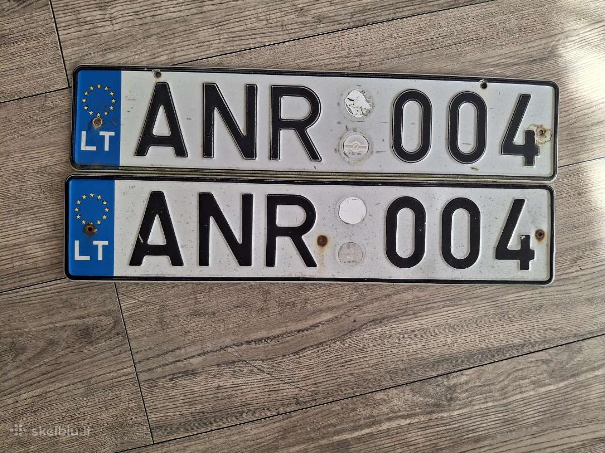 Valstybiniai numeriai - nuotraukos Nr. 2
