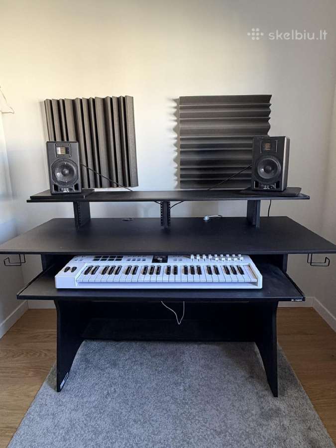 Thomann muzikos studijos stalas L Black - nuotraukos Nr. 4