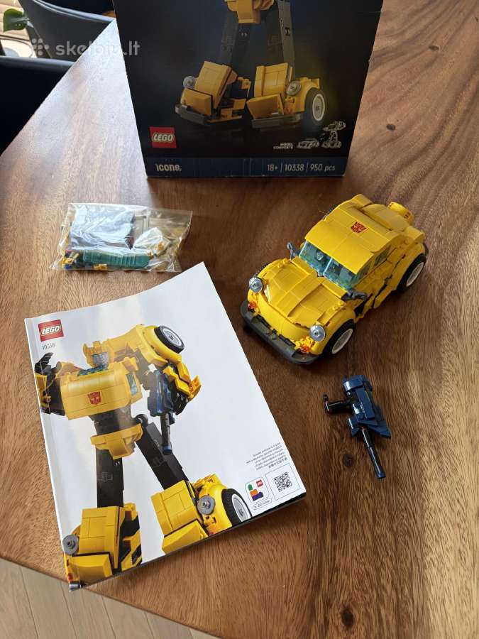 Lego 10338 Kamanė / Bumblebee transformeris - nuotraukos Nr. 2