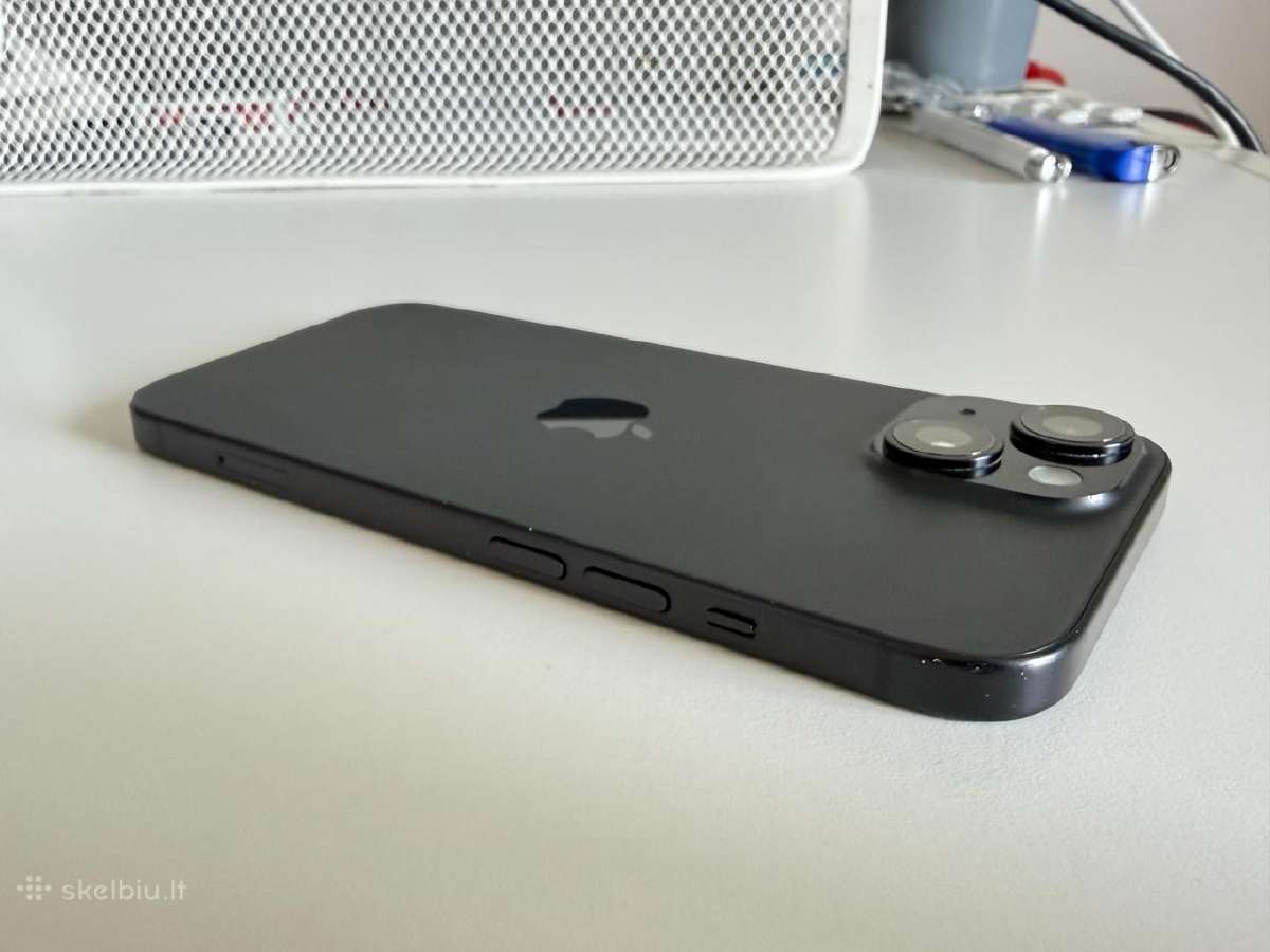 iPhone 15 128 GB, Black - nuotraukos Nr. 3
