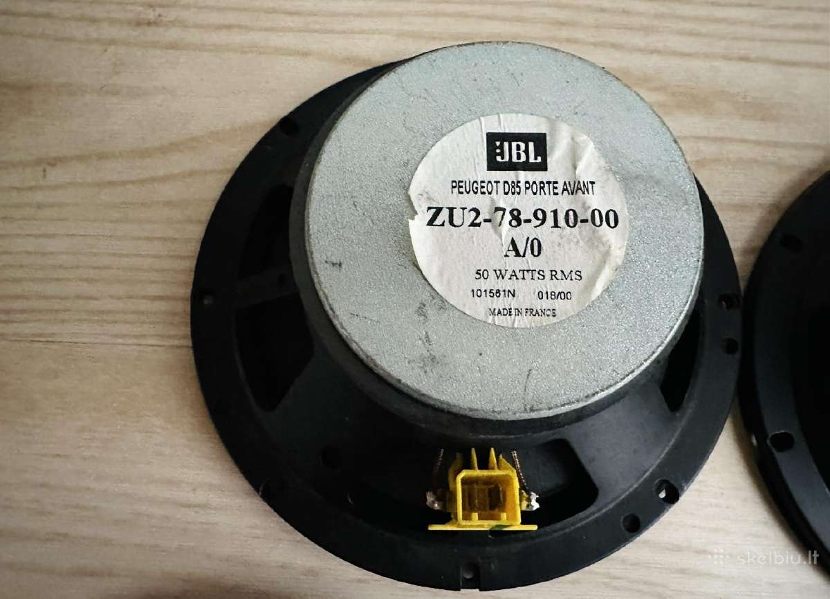 Jbl Peugeot priekinių durų garsiakalbiai (2 vnt.) - nuotraukos Nr. 6