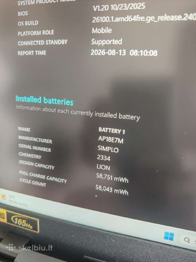 Acer Nitro V15, Ryzen 5, Rtx 3050 - nuotraukos Nr. 4