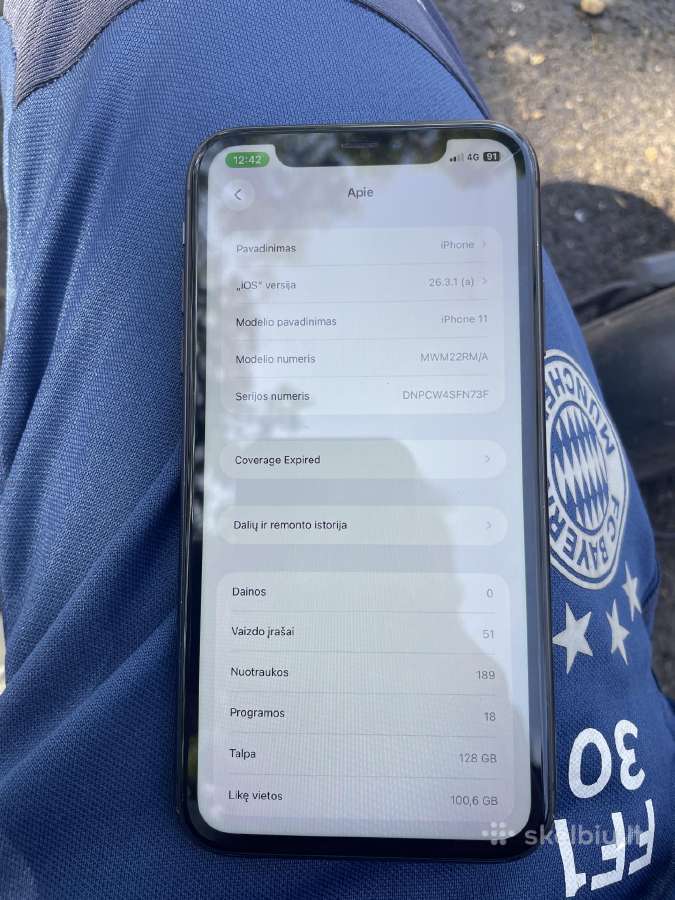 iPhone 11 128gb - nuotraukos Nr. 2