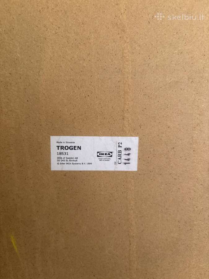 Ikea Trogen geltonas suoliukas / žaislų dėžė - nuotraukos Nr. 6