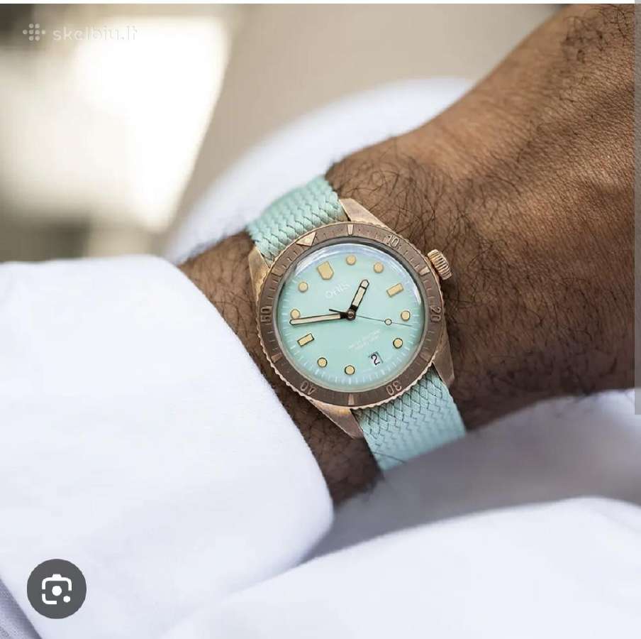 Oris sixty five cotton candy diver 38mm. Bronza - nuotraukos Nr. 7