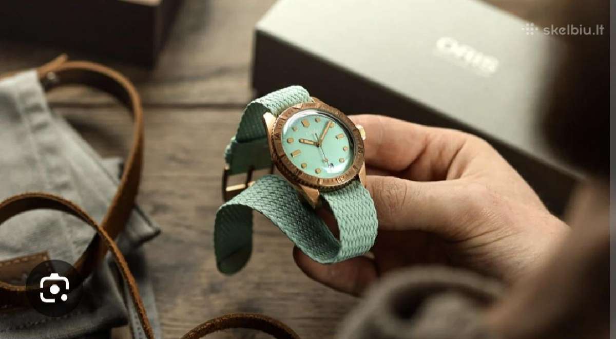 Oris sixty five cotton candy diver 38mm. Bronza - nuotraukos Nr. 8