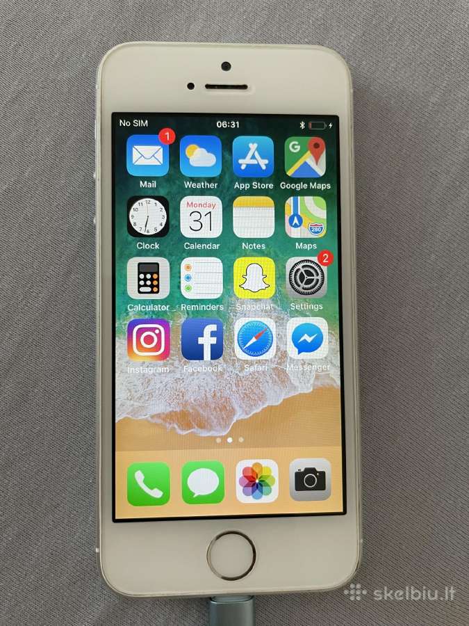 iPhone 5S 16gb white - nuotraukos Nr. 9