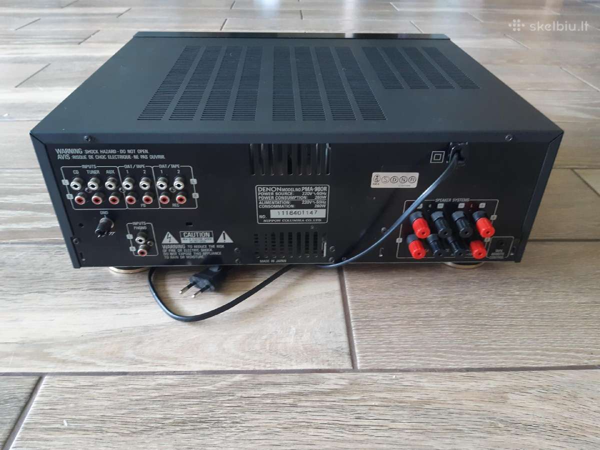 Denon pma 980r - nuotraukos Nr. 5