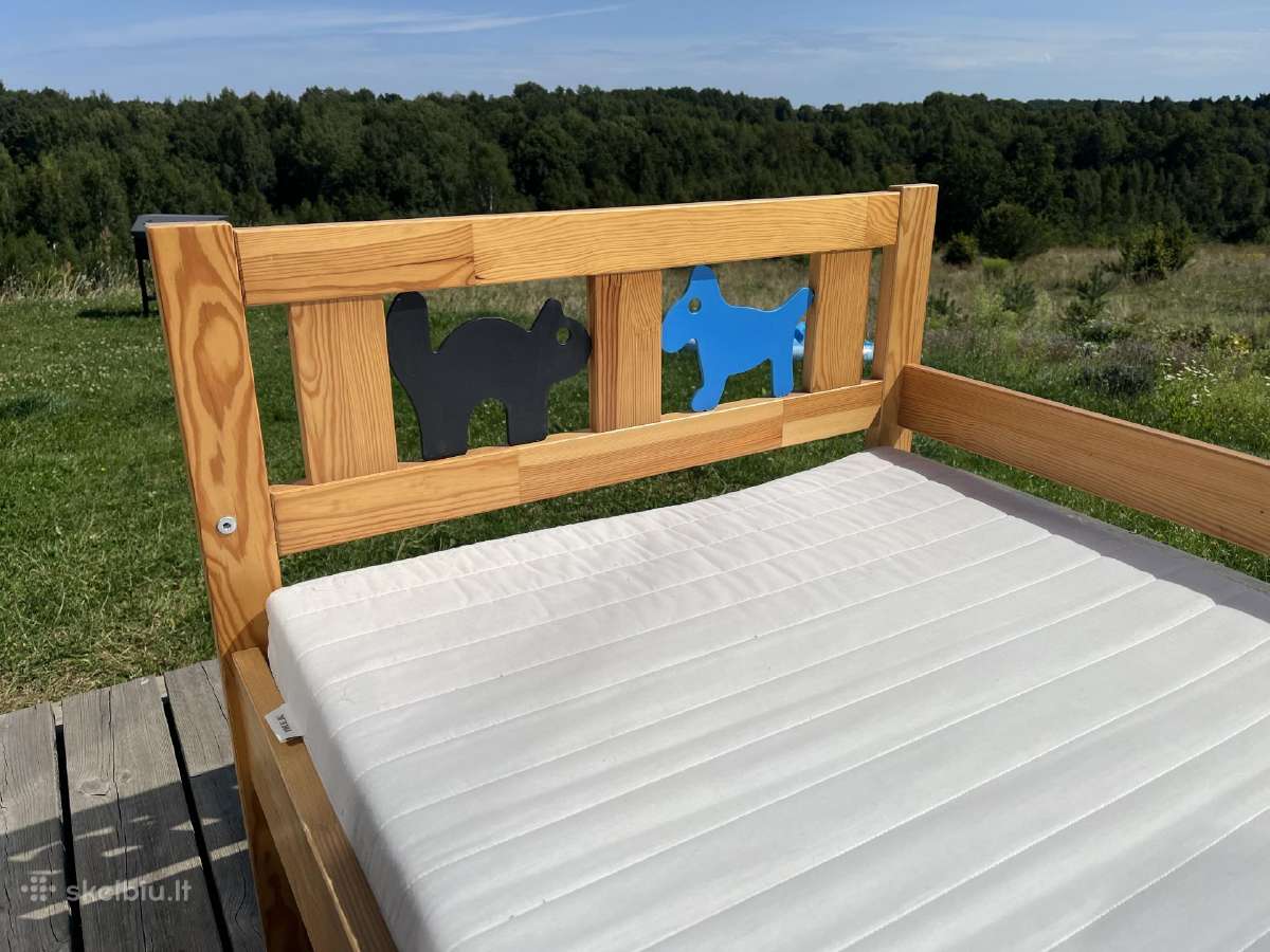 Tikro medžio vaikiška Ikea lova - nuotraukos Nr. 2
