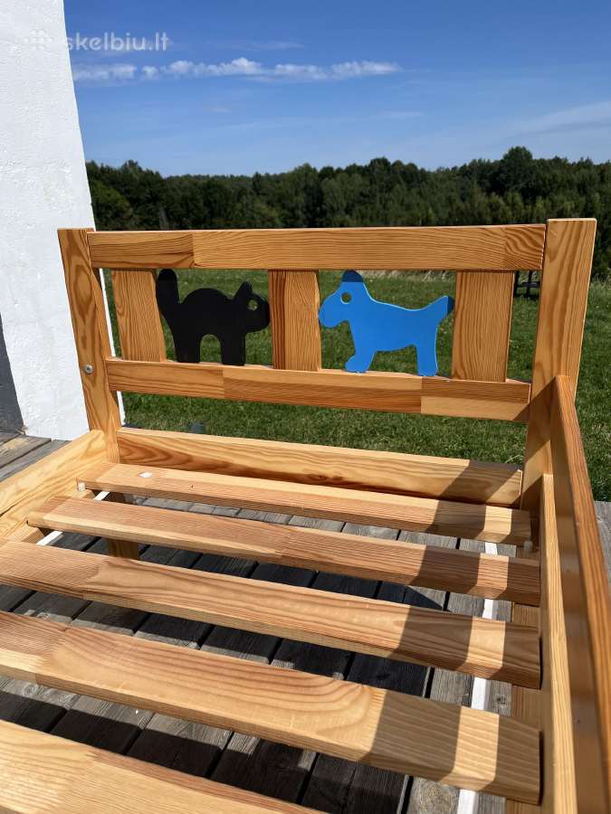 Tikro medžio vaikiška Ikea lova - nuotraukos Nr. 5