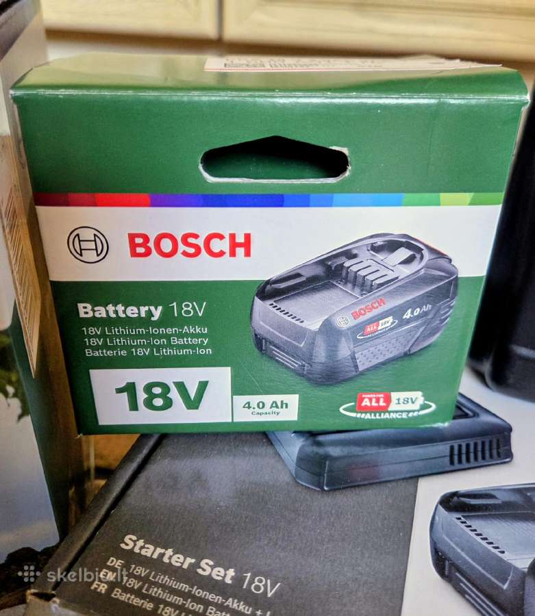 Bosch akumuliatorinis grandininis pjūklas - nuotraukos Nr. 4