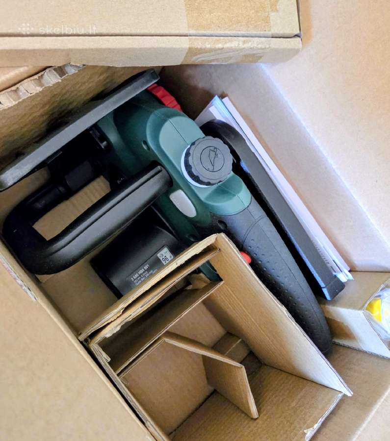 Bosch akumuliatorinis grandininis pjūklas - nuotraukos Nr. 8