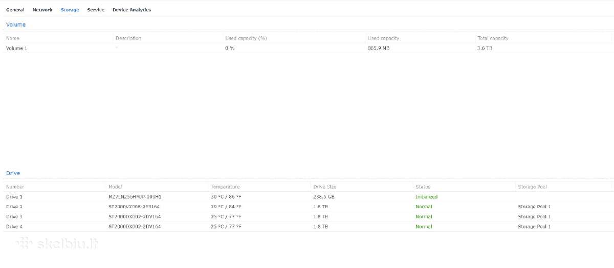 Synology Rackstation Rs815+ Nas serveris - nuotraukos Nr. 5