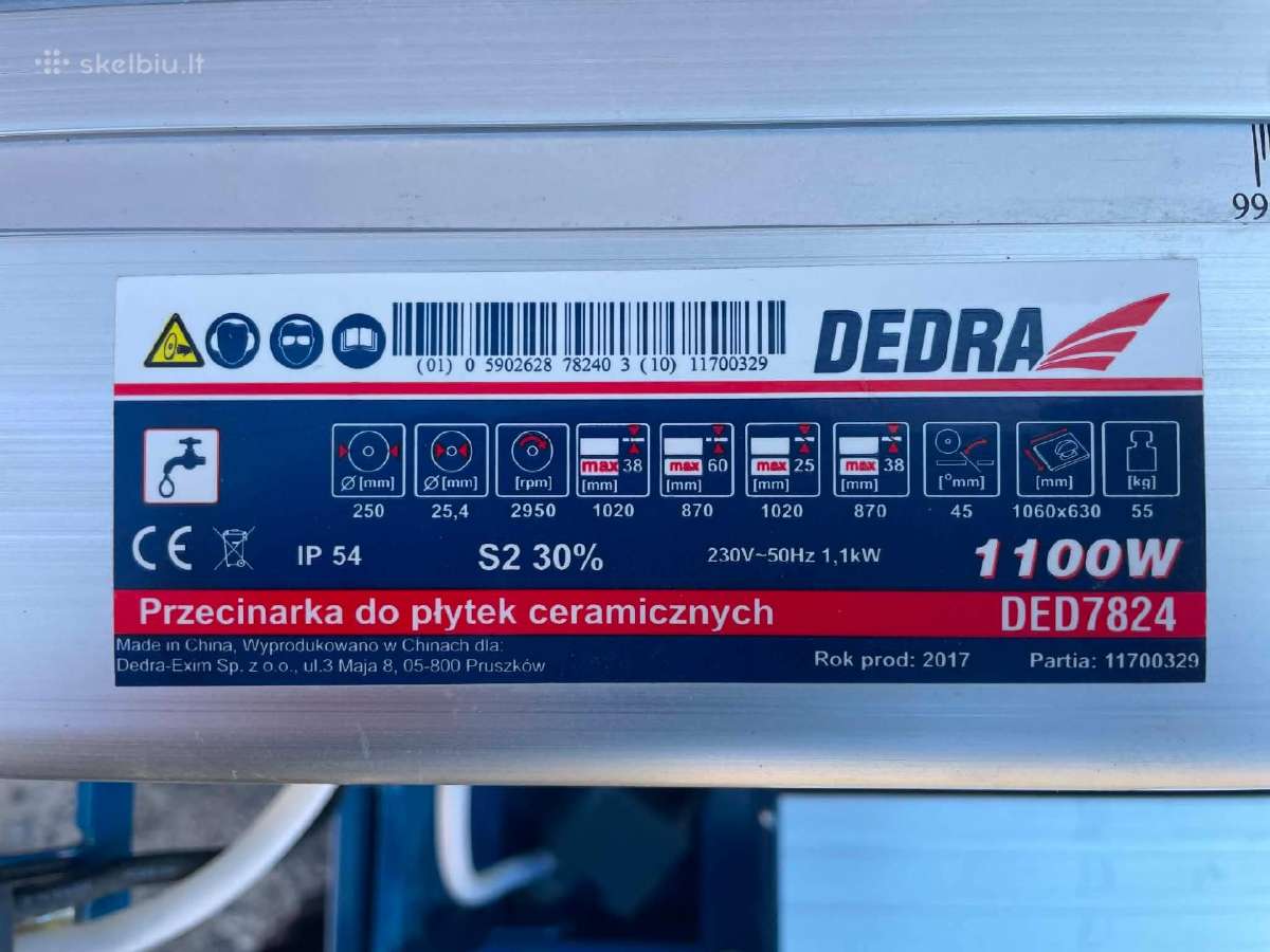 Parduodu plytelių pjovimo stakles - nuotraukos Nr. 9