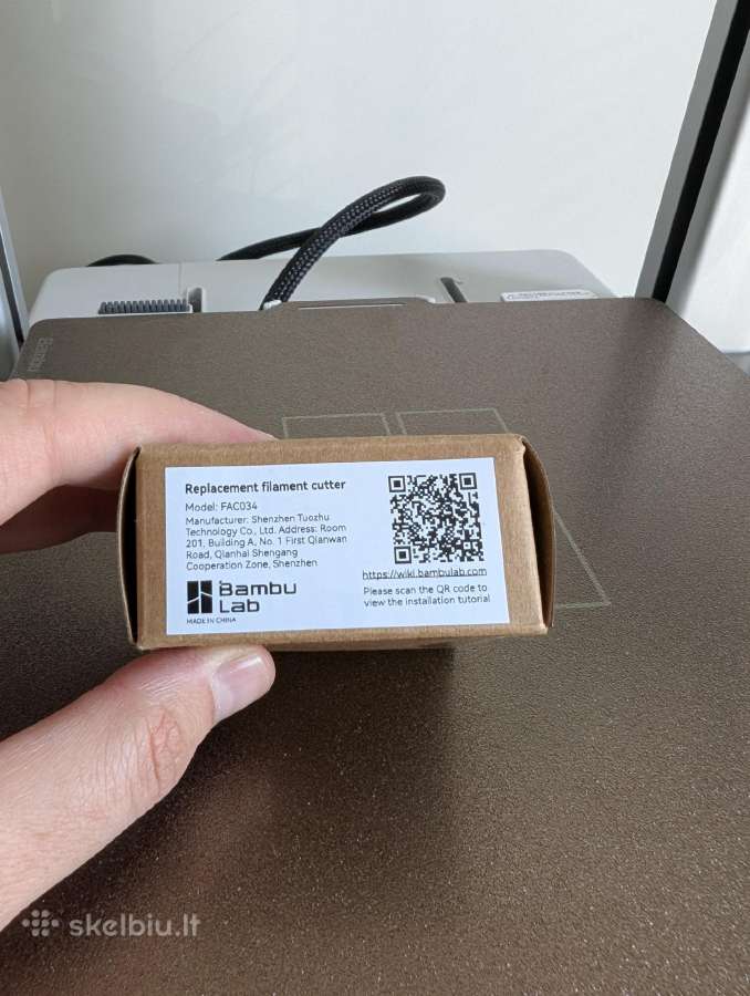 Bambulab A1 + Daug priedų - nuotraukos Nr. 16