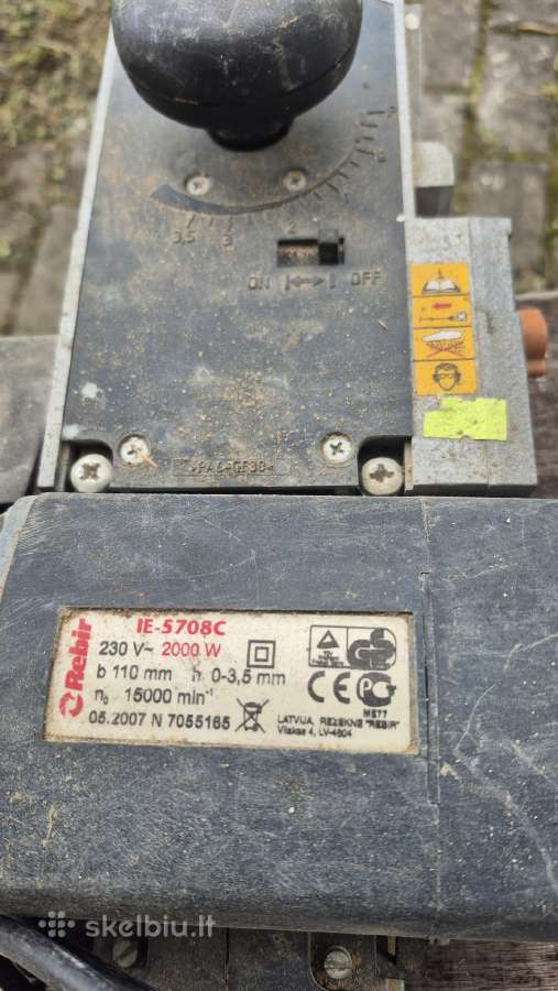 Rebir Ie-5708c 2000w elektrinis oblius, 110 mm - nuotraukos Nr. 2