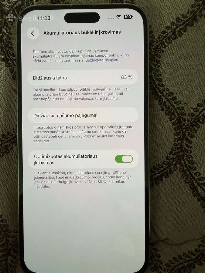 iPhone 14 pro max Gold 256gb - nuotraukos Nr. 3