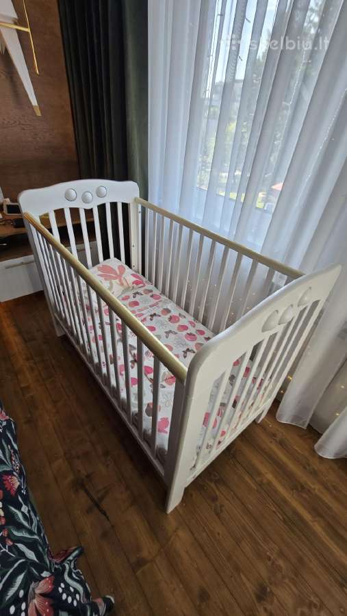 Yappykids lovytė 1200x600mm su čiužiniu - nuotraukos Nr. 2