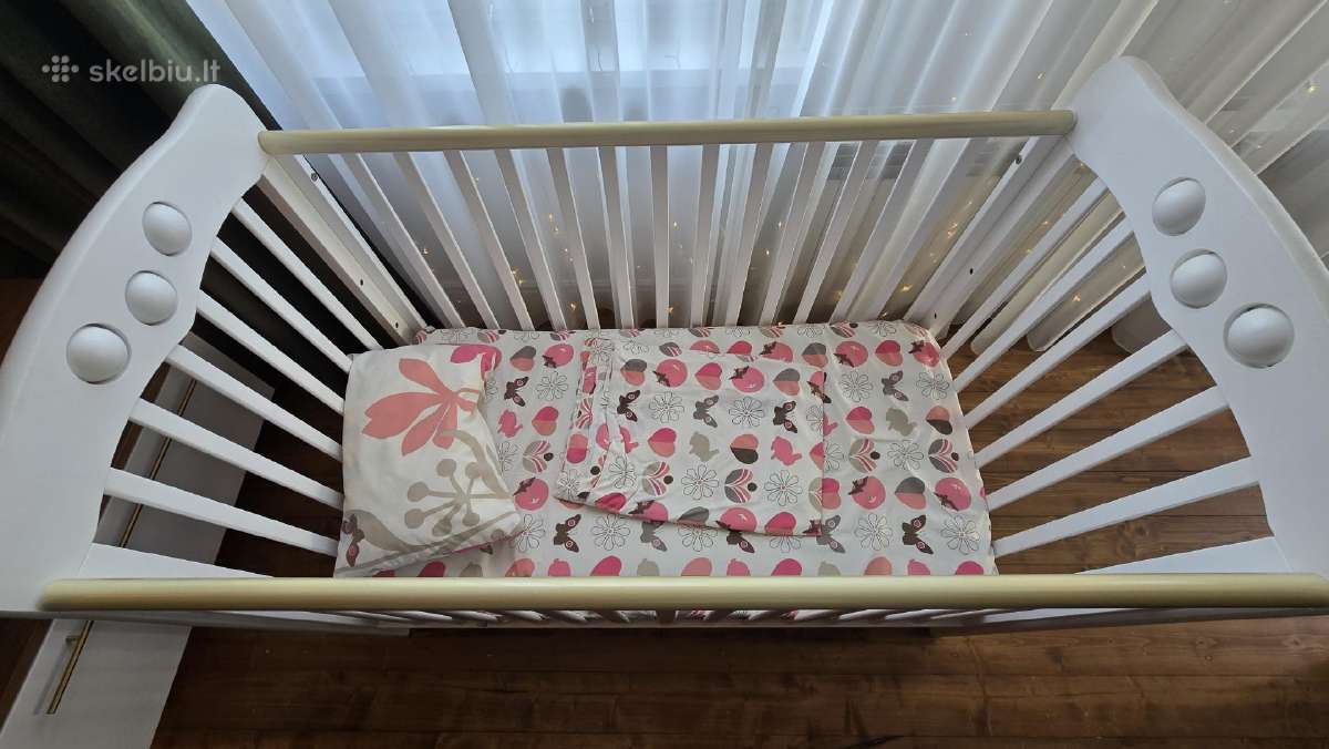 Yappykids lovytė 1200x600mm su čiužiniu - nuotraukos Nr. 3