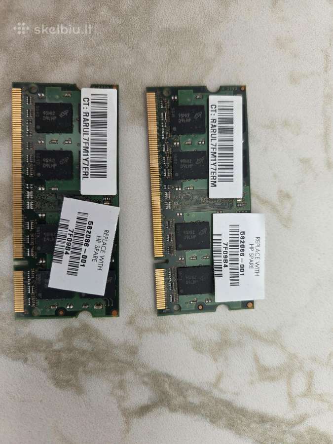 Micron 4gb (2x2gb) Ddr2 800mhz RAM nešiojamam - nuotraukos Nr. 2
