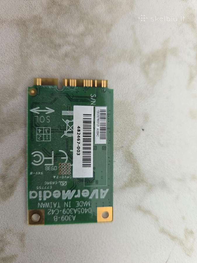 Avermedia A309-b Dvb-t TV imtuvas Mini Pci-e - nuotraukos Nr. 2