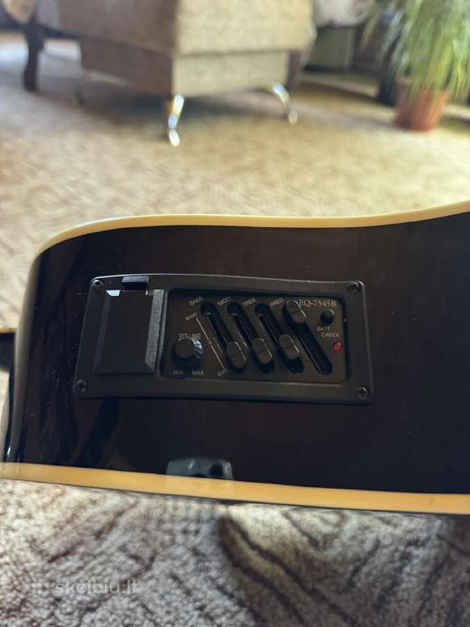 Harley Benton D-120ce Bk elektroakustinė gitara - nuotraukos Nr. 3