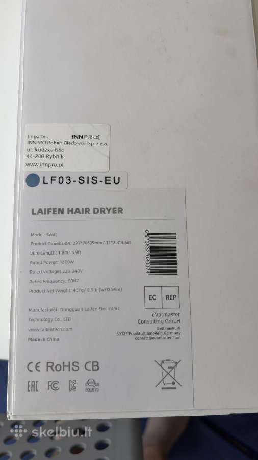 Laifen Hair Dryer - nuotraukos Nr. 7
