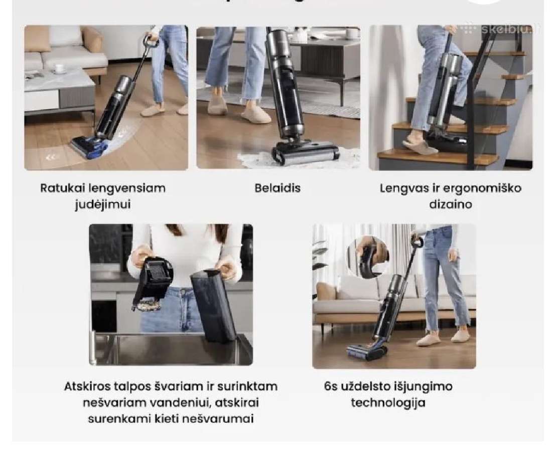 Kaip naujas 3-in-1 plaunantis siurblys Ovox Pulse - nuotraukos Nr. 38