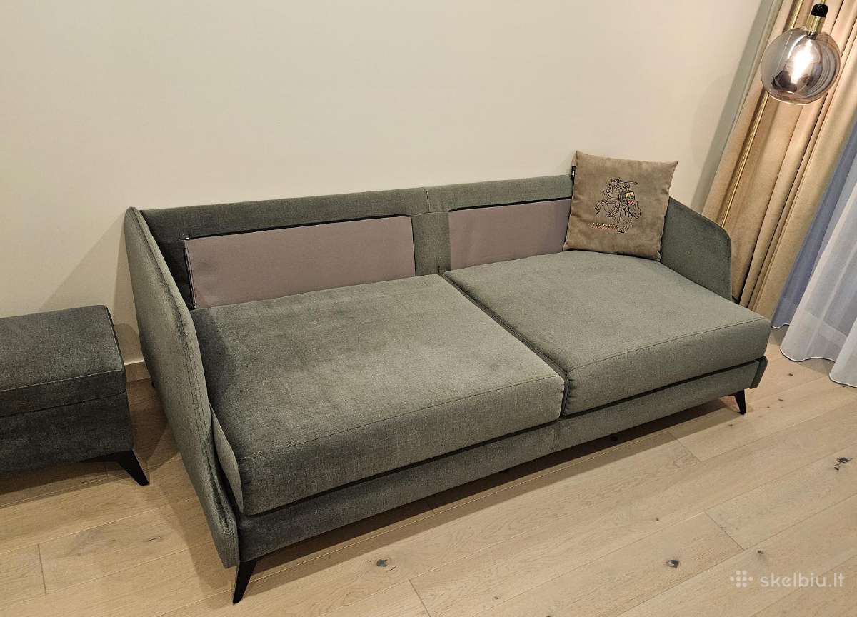 Magrės sofa Vytis + pufas Kapri + kėdės Paris - nuotraukos Nr. 11